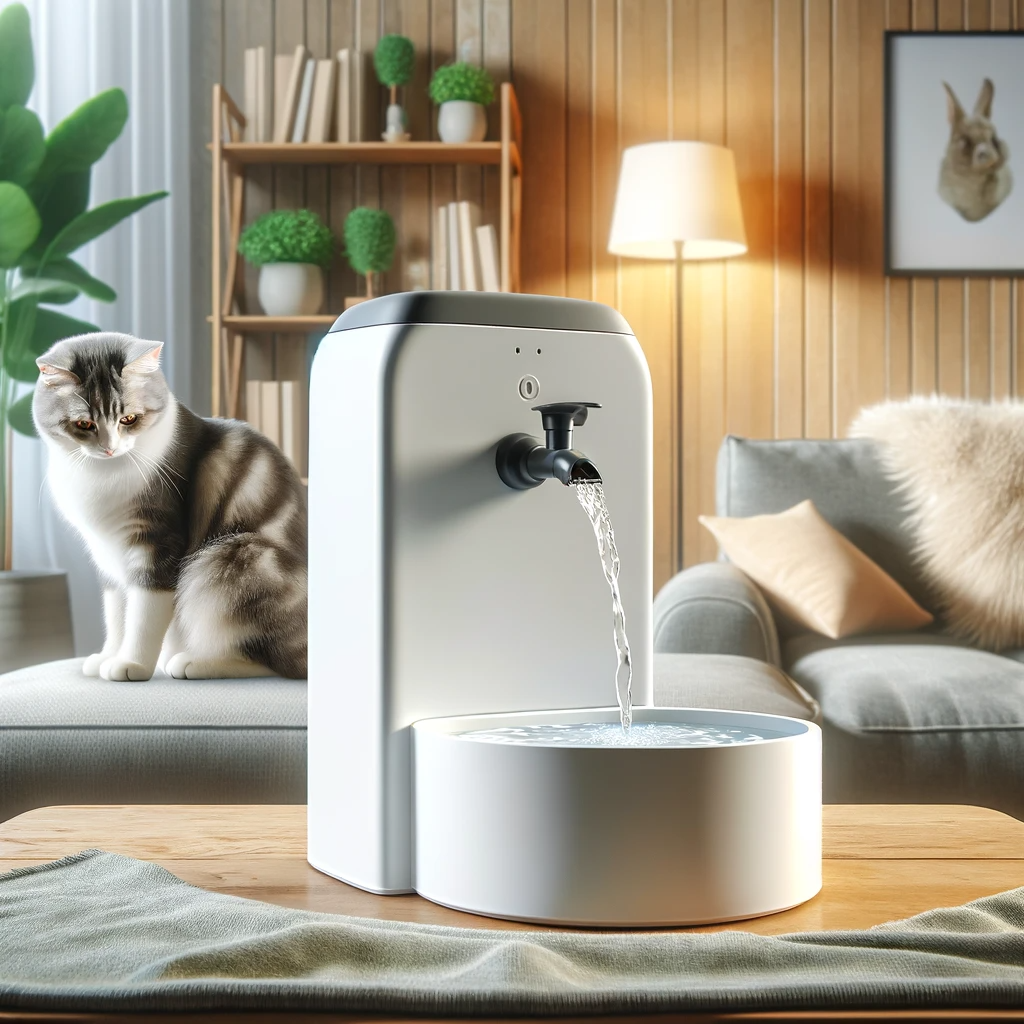 DALL_E_2023-11-22_01.31.16_-_An_image_showcasing_a_Premium_Electric_Cat_Dog_Water_Fountain_with_Filter_1.5L_in_a_home_setting._The_fountain_should_appear_modern_and_pet-friendly.png