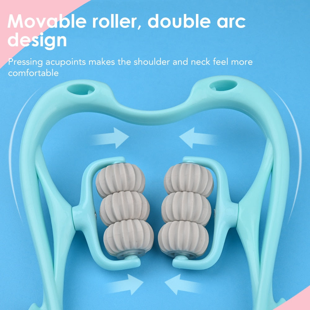 6-wheels Neck Massager Therapy