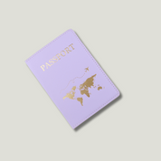 Stylish Faux Leather Passport Holder