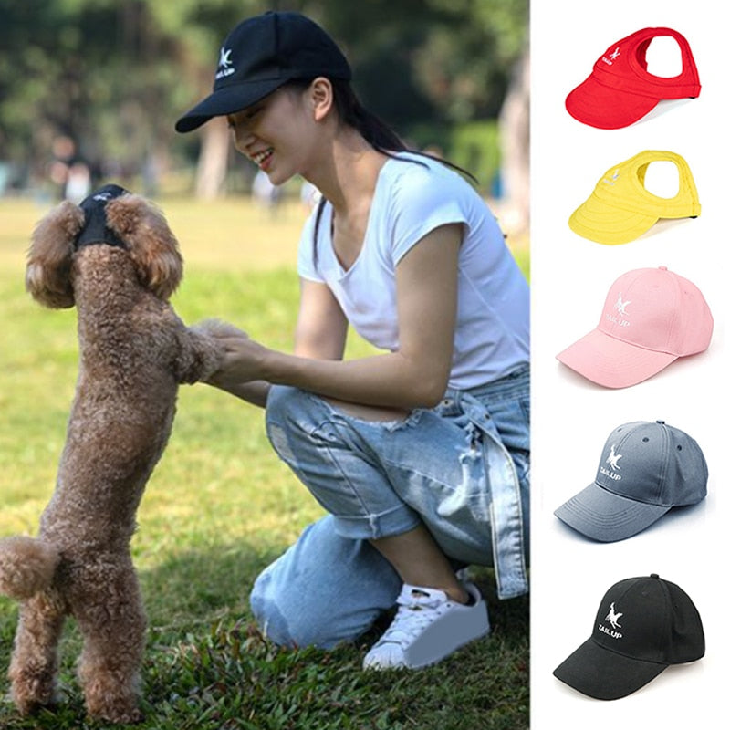 Pet Caps: Cute, Wear-Resistant Dog Sun Hats for Summer Outdoor Use