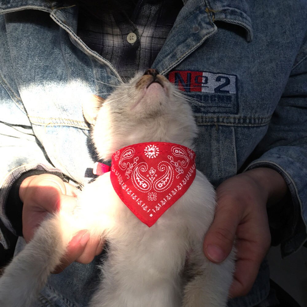 Pet Scarf Bandana Collar: Stylish Neck Accessory bandana for Puppies, Cats, and Small Dogs