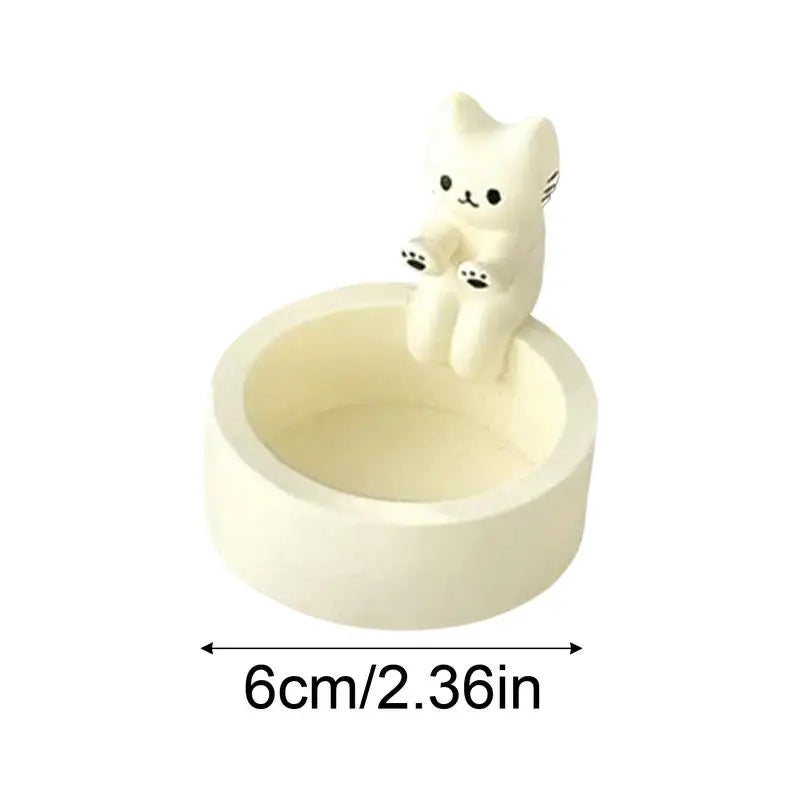 Cute Kitten Paw Cartoon Candle Holder - Creative Scented Candle Stand for Home Decor