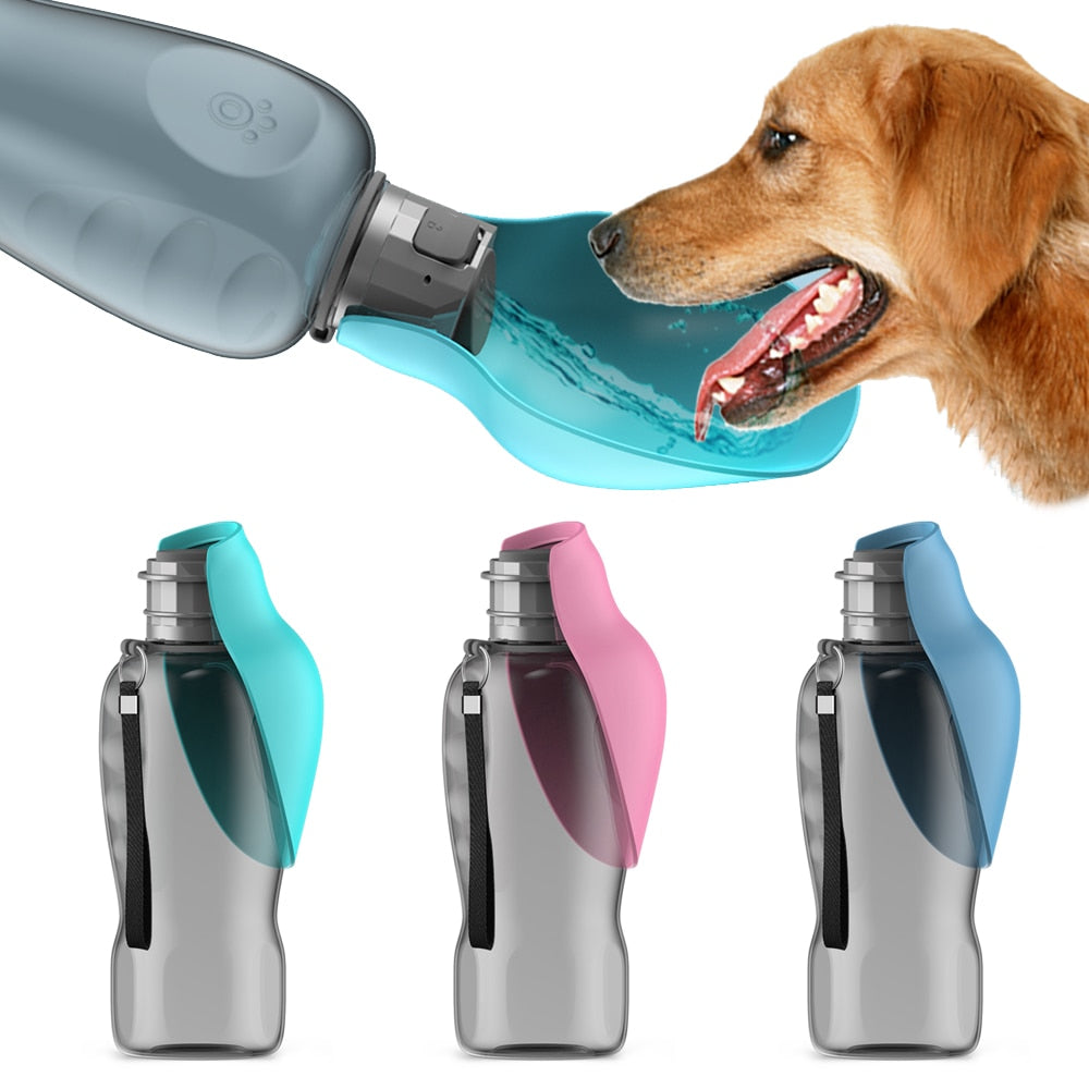800ml Portable Foldable  Water Bottle for Big Dogs